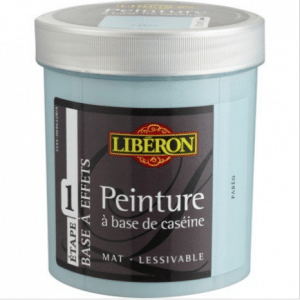 Peinture caséine bleu libéron