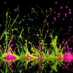 peinture fluorescente et phosphorescente