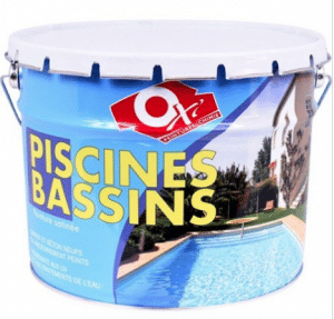 Peinture pour piscine bleu