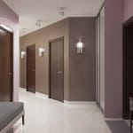 peinture de couloir taupe