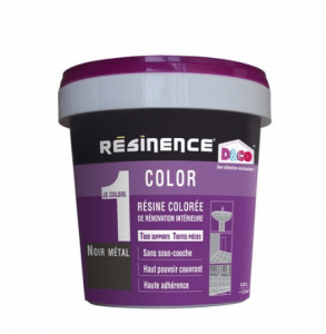 résine colorée