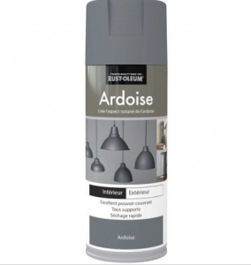 bombe de peinture gris ardoise