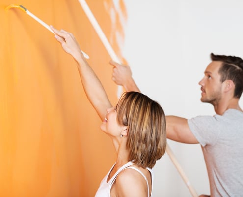 Poser une peinture écologique