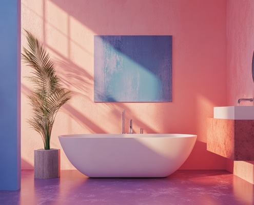 Peinture lessivable de salle de bain
